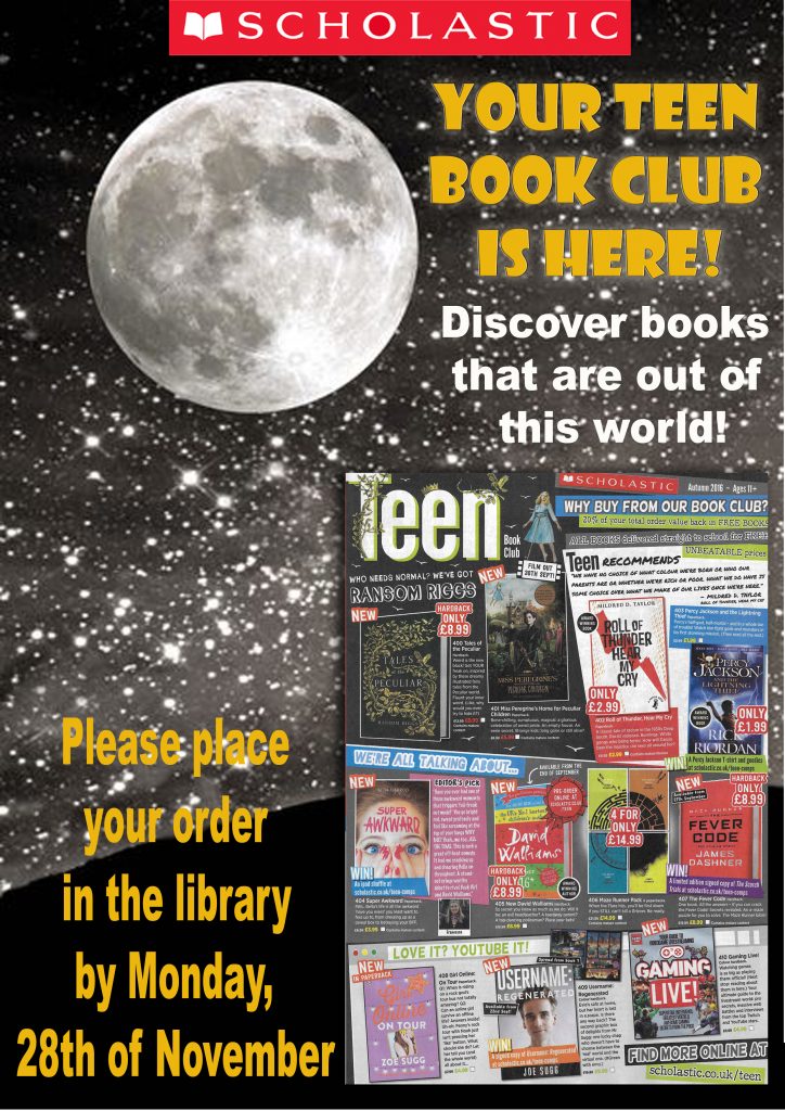 Teen Book Club magazine Autumn 2016 1